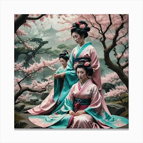 Geisha Canvas Print