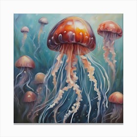 Jellyfish 1 Canvas Print