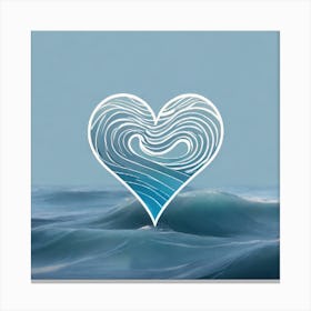 Heart Of The Ocean Canvas Print