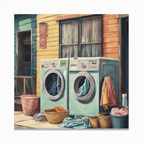 Laundry Room 3 Canvas Print