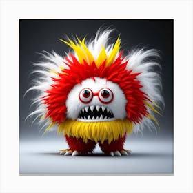 Monster Monster Monster Monster Monster Monster Monster Monster Monster 4 Canvas Print