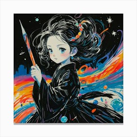 Kawaii Girl Canvas Print