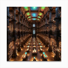 Library Of Dublin Canvas Print