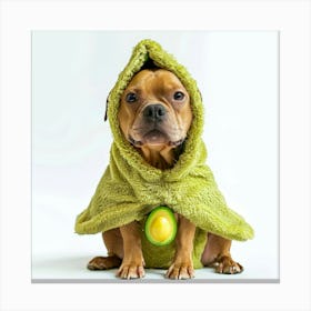 Avocado Dog Canvas Print