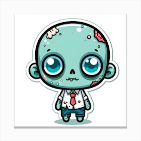 Zombie Baby 1 Canvas Print