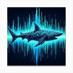 Sonic Shark Canvas Print