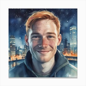 Frecklesman2 1 Canvas Print