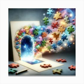 Jigsaw Puzzle 2 Canvas Print