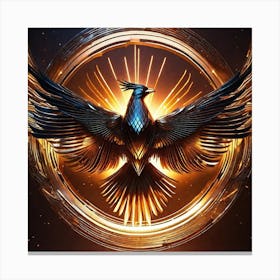 Hunger Games Logo Canvas Print