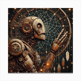 Where Rust Blooms into Starlight Canvas Print