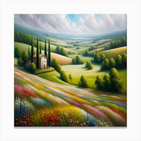Tuscan Countryside Canvas Print