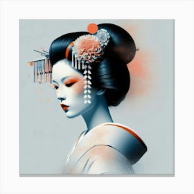 Japan Geisha Visual 56 Canvas Print