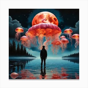 Jellyfish Canvas Print