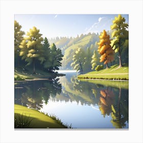 Landscape Painting 225 Canvas Print