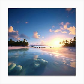 Whitehaven Beach Canvas Print