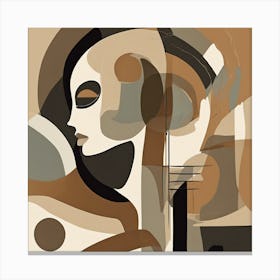 Abstract Of A Woman 2 Canvas Print