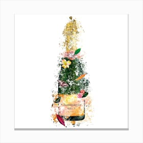 Champagne Bottle Canvas Print