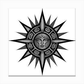 Sun Symbol Canvas Print