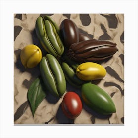 Fruit And Vegetables Canvas Print