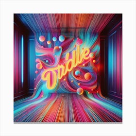 Dribble Canvas Print