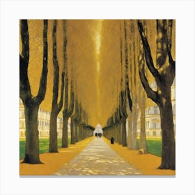 Allee At Schloss Kammer, Gustav Klimt 7 Canvas Print