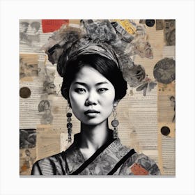 Asian Woman 6 Canvas Print