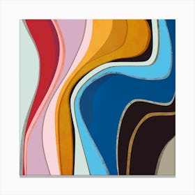 Sinuous Shapes Canvas Print