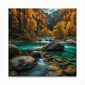 Autumn In The Mountains Canvas Print