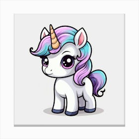 Cute Unicorn 814 Canvas Print