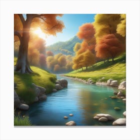 Autumn In The Forest 5 Canvas Print