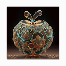 The glass apple an intricate design that adds to its exquisite appeal. 10 Canvas Print