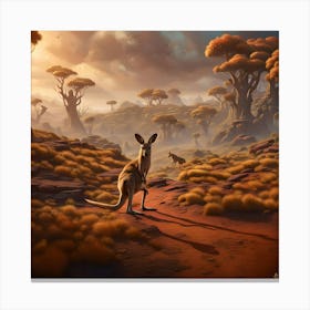 Kangaroo Canvas Print