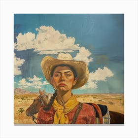 Cowgirl 1 Fy S Canvas Print