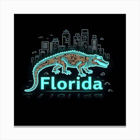 Florida Alligator Canvas Print