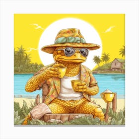 Fanny Frog Canvas Print