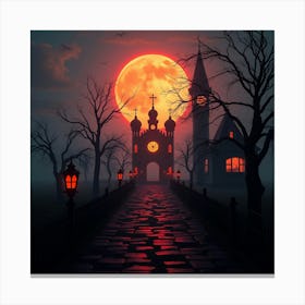 Halloween Night Canvas Print