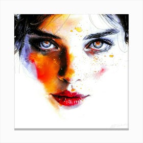 Ethereal Face - Beautiful Glow Canvas Print