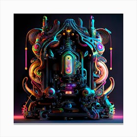 Futuristic Art Canvas Print