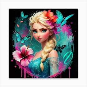 Frozen Elsa Canvas Print