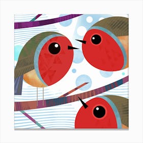 Winter Birds Canvas Print