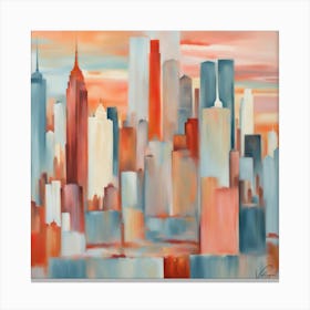 Manhattan 3 30x30in 9000x9000px 21 Canvas Print