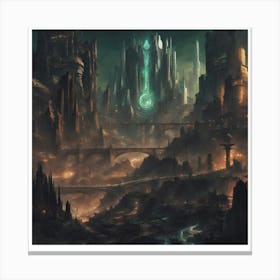 Orcs of the future Canvas Print