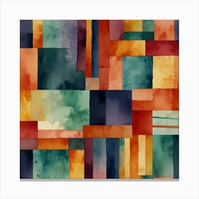 Abstract Watercolor Painting 24 Canvas Print