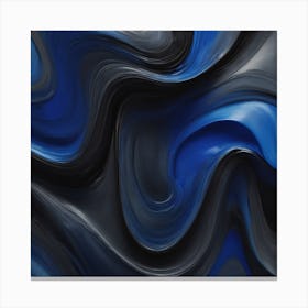 BB Borsa Abstract Blue SAHARA Canvas Print