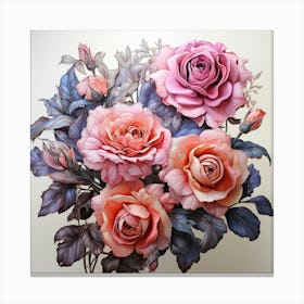 Bouquet Of Roses 1 Canvas Print