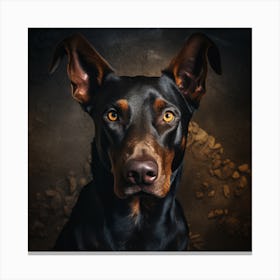 Doberman 2 Canvas Print