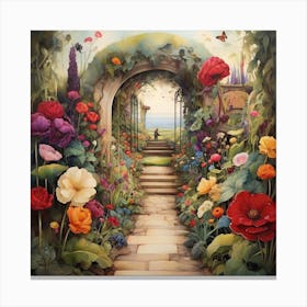 Garden Path 16 Canvas Print