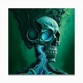 Skull Of The Sea Canvas Print