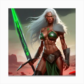 Sexy Warrior 1 Canvas Print