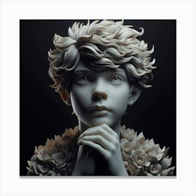 Petals boy Canvas Print